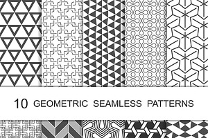 Seamless Geometric Patterns Set 8