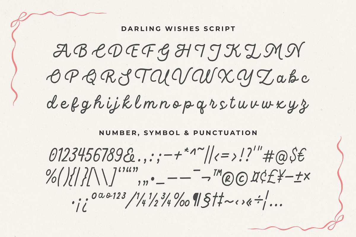 Darling Wishes Font Duo, a Script Font by Ainun Jinan (Photo 8 of 9)