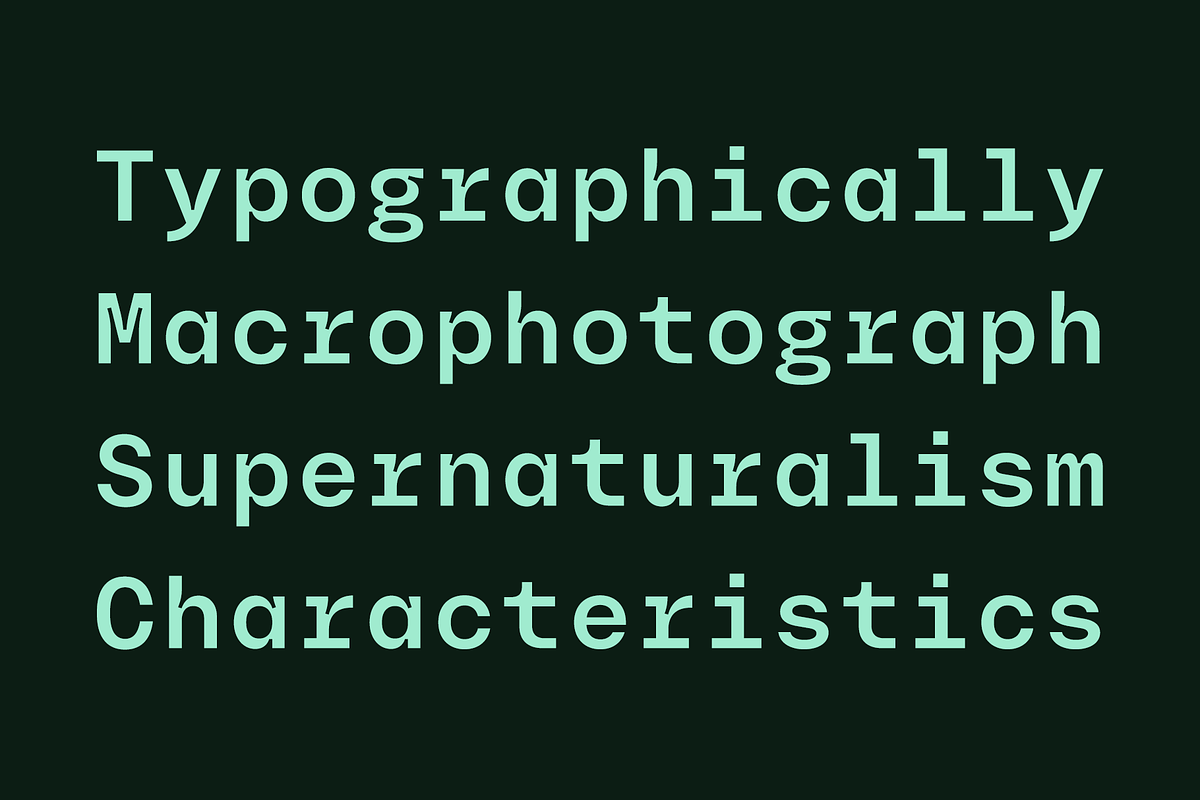 Kvarts Mono | Family with 4 widths, a Sans Serif Font by Haus Type (Photo 5 of 6)