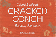 Bahamas Ville Retro Font Duo, a Handwritten Font by Sixtype (Thumbnail 5 of 12)