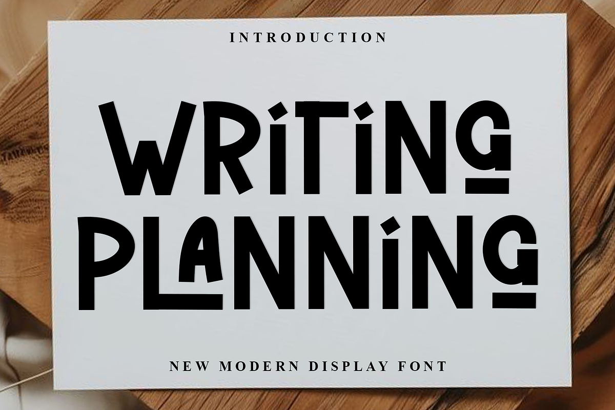 Writing Planning, a Script Font by InermediaSTUDIO (Photo 1 of 8)