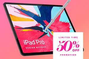 iPad Pro Design Mockup
