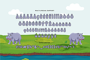 Hippo - Modern Sans Kids Font, a Sans Serif Font by overlaytemplates (Thumbnail 5 of 5)