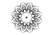Black White Mandala Illustration Set, a Decorative Illustration by NJ Himel (Thumbnail 12 of 101)