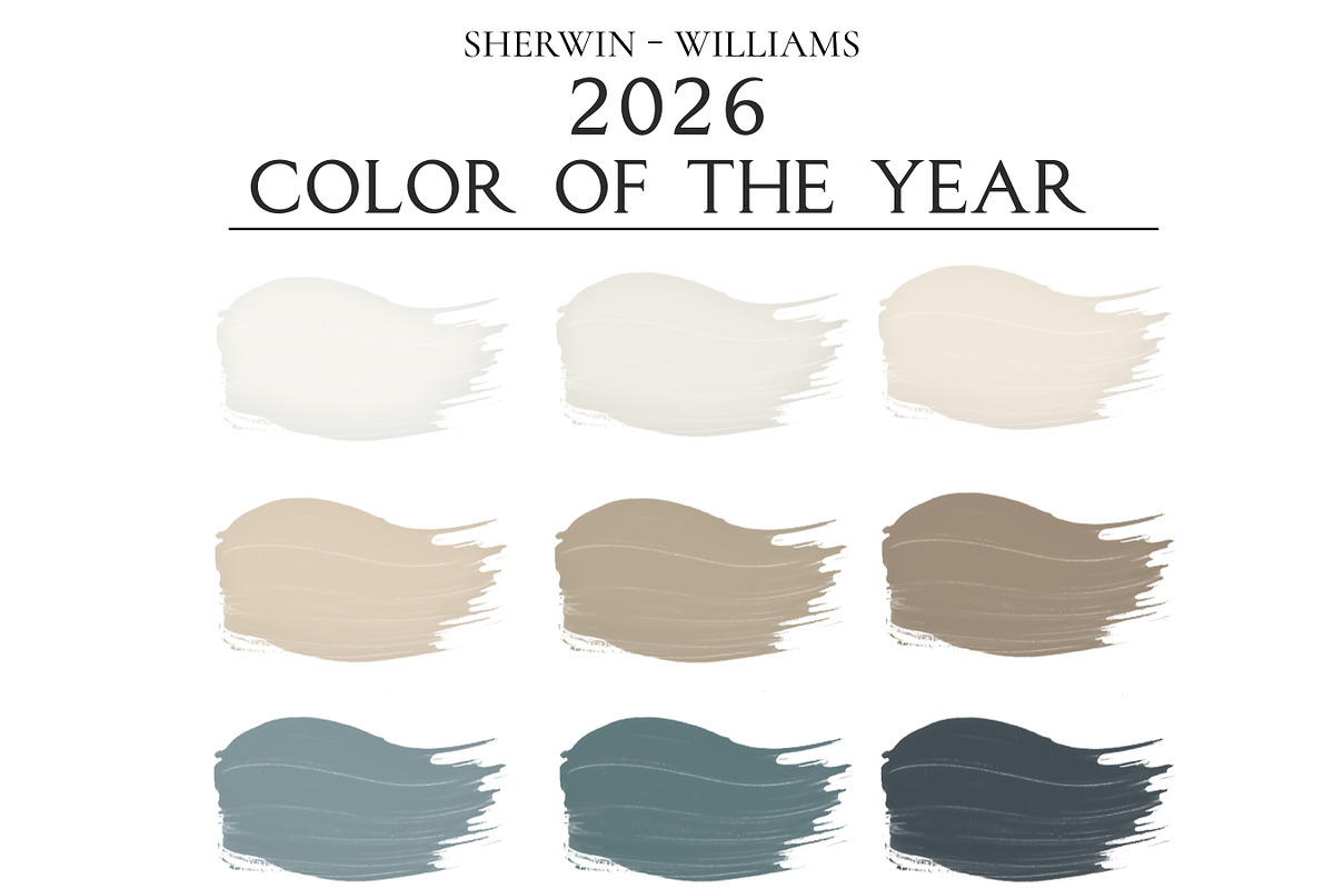 2026 Color Of The Year Paint Palette, a Presentation Template by CONCEPT COLORS (Photo 2 of 9)