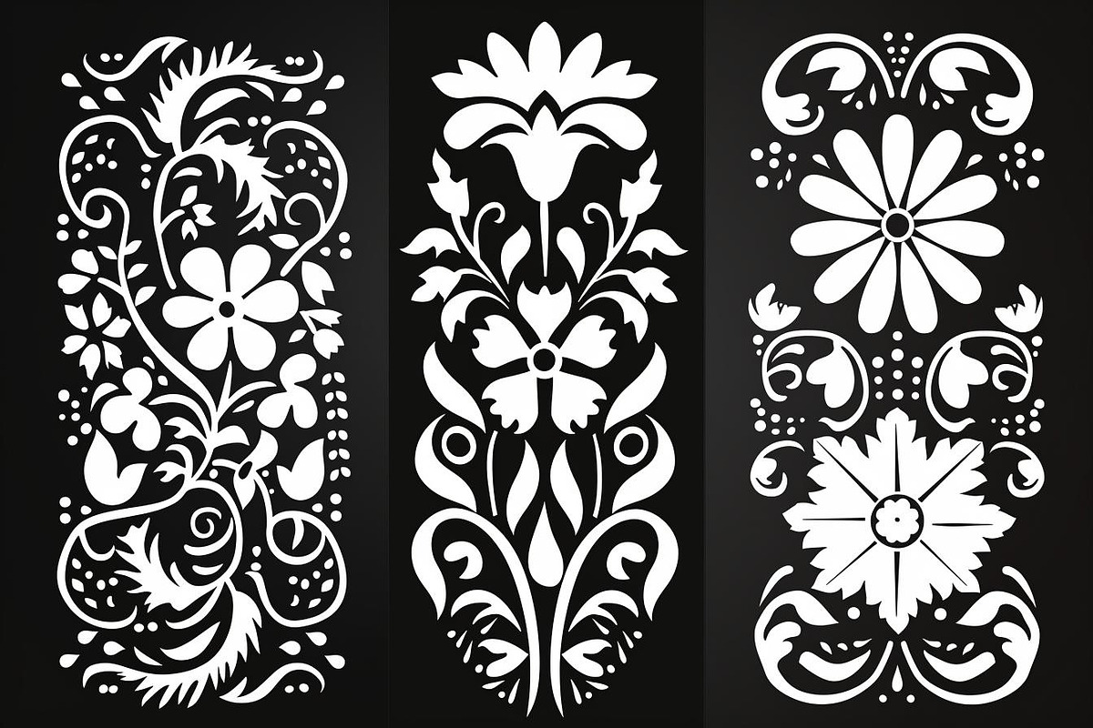 Ornate Floral Laser Cut Pattern Bun, an Object Graphic by balal (Photo 2 of 11)