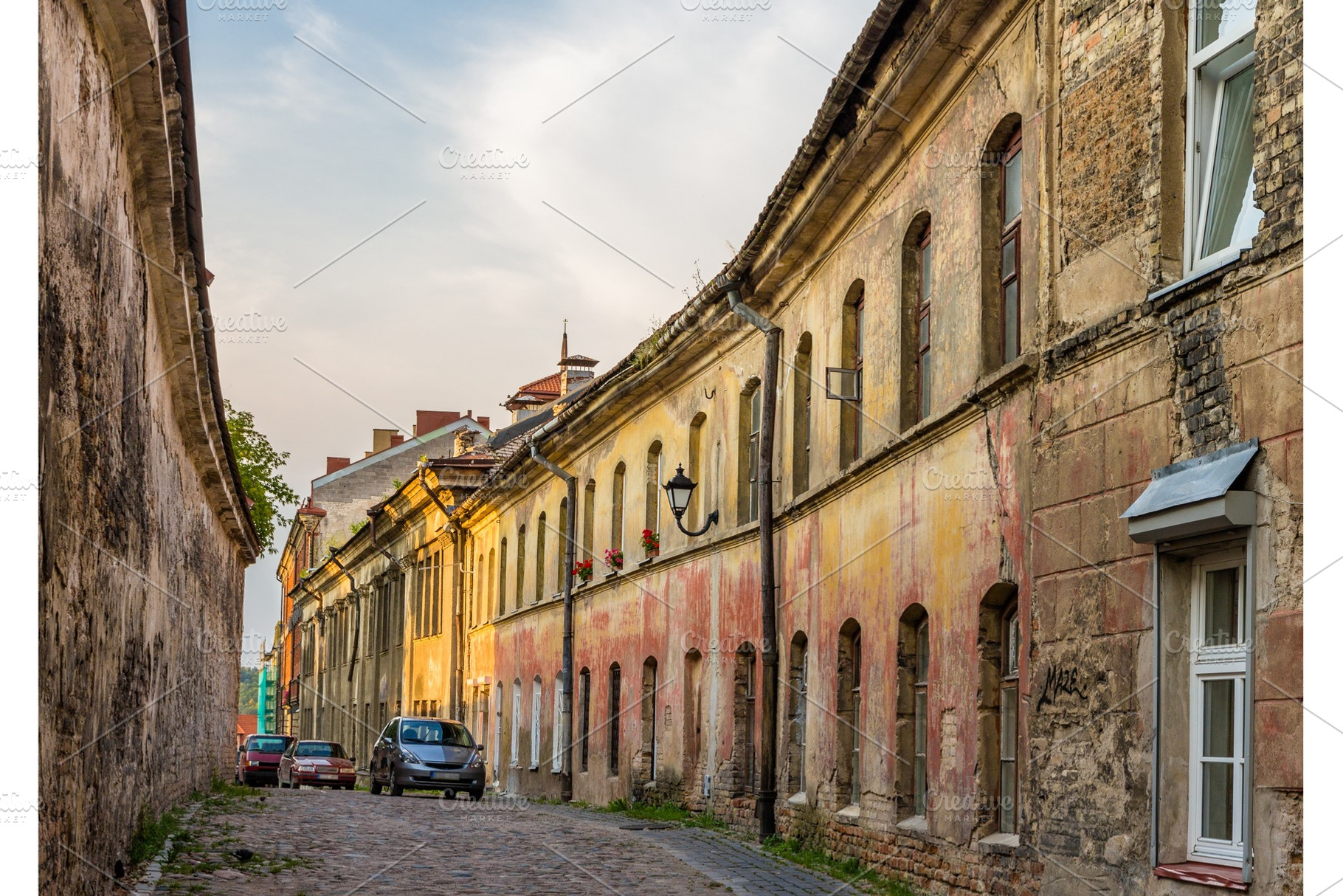 Sventosios Dvasios street in Vilnius, Lithuania, an Architecture Photo by Leonid Andronov