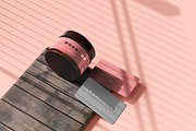 Amber Glass Cosmetic Jar Mockups, a Cups & Container Mockup by pmvch (Thumbnail 14 of 26)