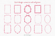 Christmas Frames.Hand-Drawn Borders., an Object Graphic by Solo Art Original (Thumbnail 4 of 9)