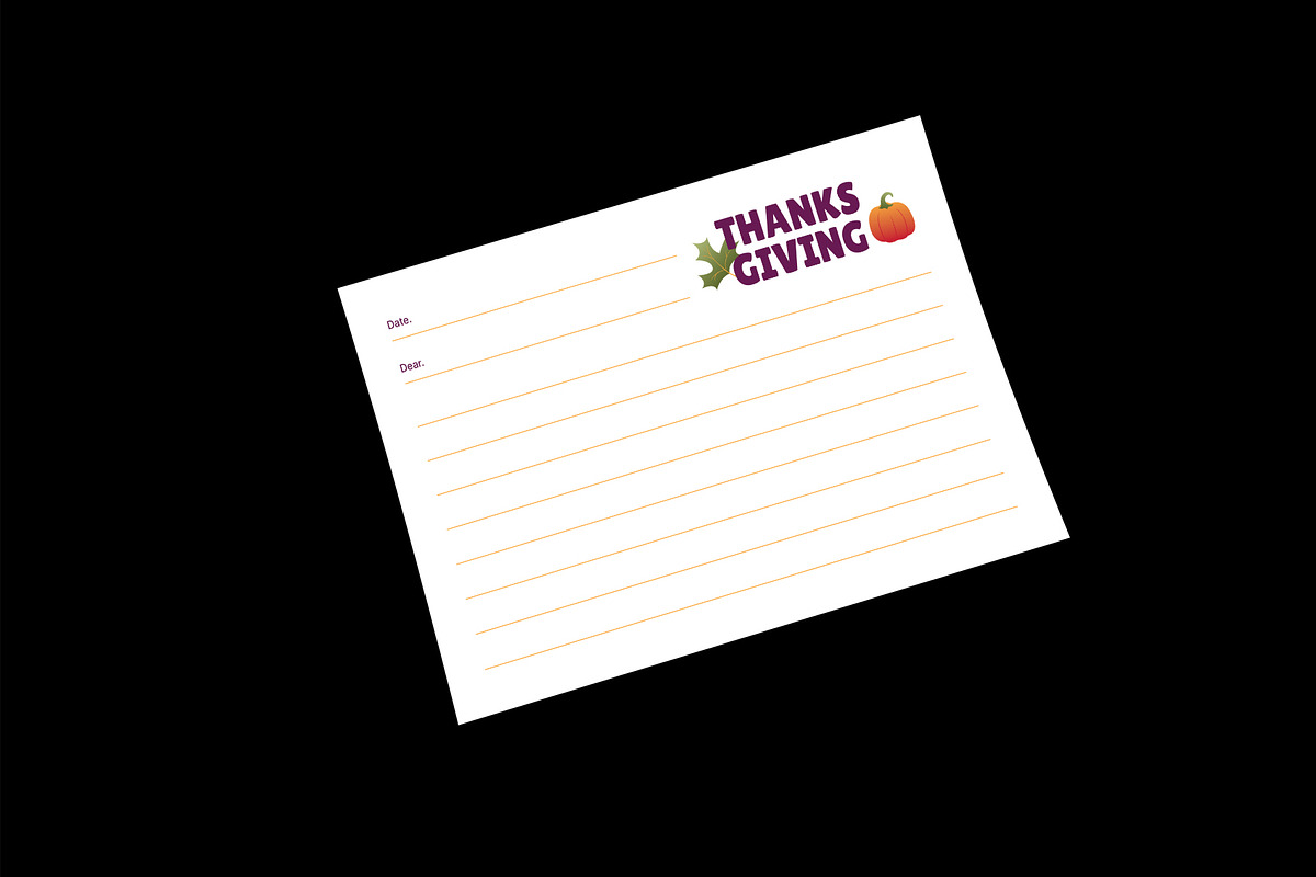 Thanksgiving Greeting Card, a Card Template by Neermana (Photo 3 of 4)
