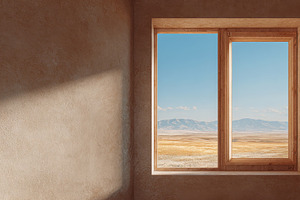 Scenic view from a cozy window space, a Photo by Beautiful things