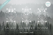 Sacred Geometry Animal Totem, an Animal Illustration by Flo Sacred Art (Thumbnail 1 of 13)