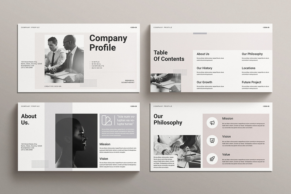 Company Profile Presentation, a Presentation Template by E-Type (Photo 2 of 5)