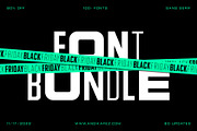 Black Friday Sans Serif Font Bundle, a Sans Serif Font by Andika Fez (Thumbnail 1 of 17)