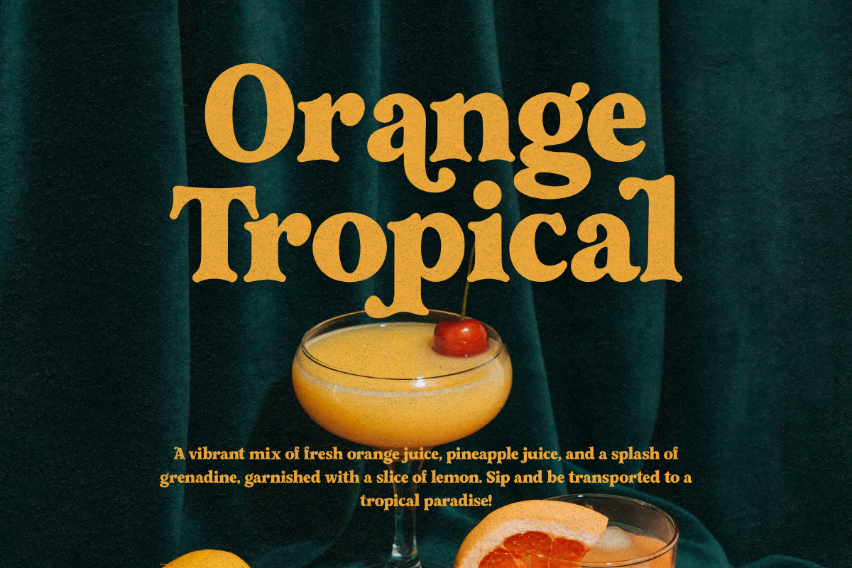 Beach Breaker – Retro Serif Font, a Serif Font by Fikryal Studio (Photo 4 of 15)