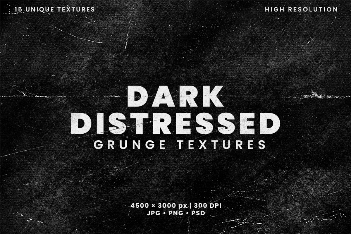 Dark Distressed Grunge Textures, a Texture Graphic by Ary_ngeblur (Photo 1 of 7)