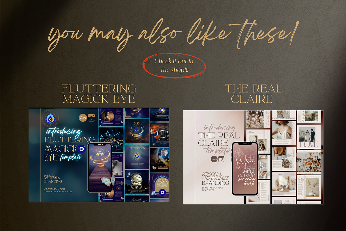 Witchy Spiritual IG Stories Canva, a Social Media Template by ALunadoki Design (Photo 8 of 8)