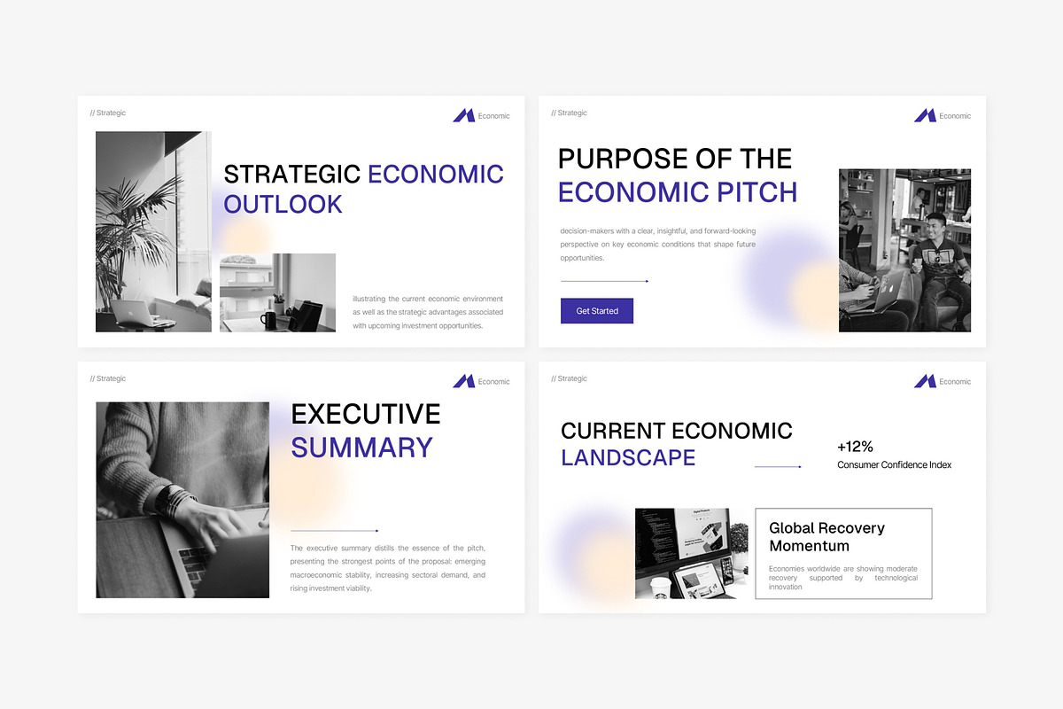 Economy Pitch Powerpoint Template, a Presentation Template by Eklip Studio (Photo 2 of 6)