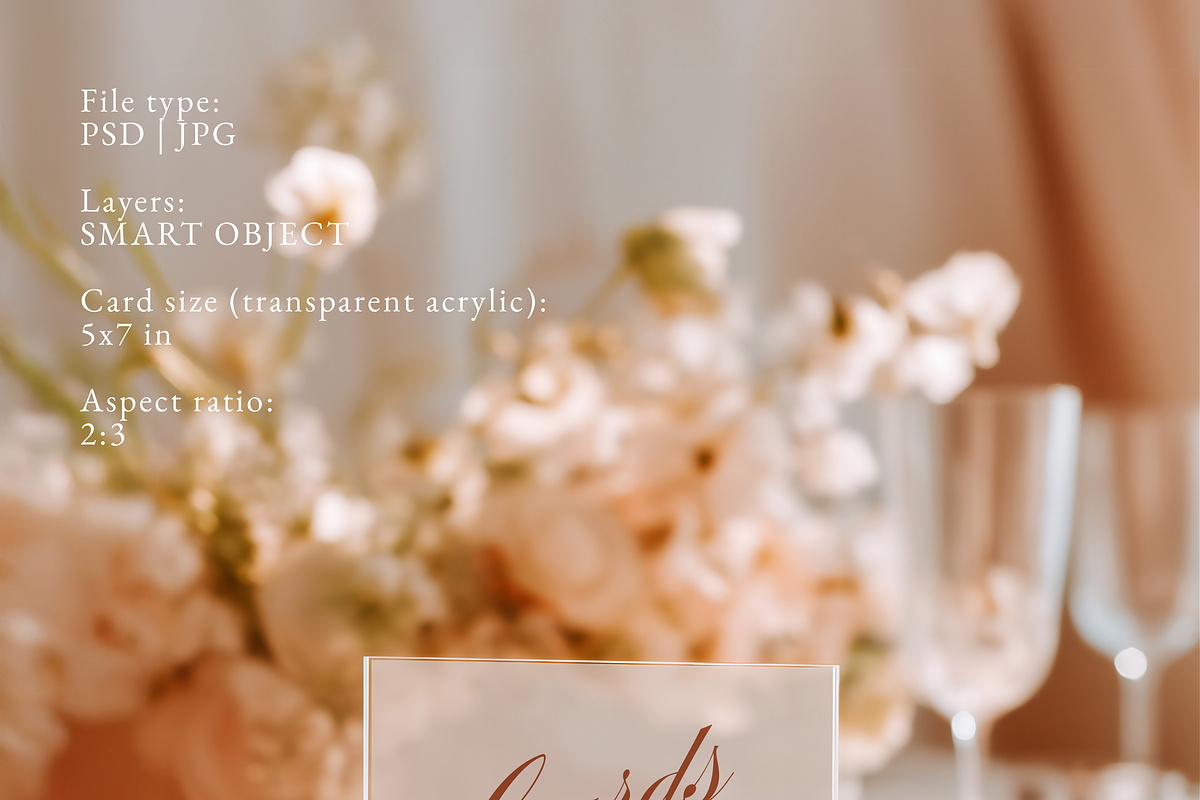 Transparent Acrylic 5x7 Card Mockup, a Product Mockup by Serenefeeling (Photo 3 of 6)