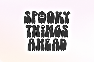 Ghost House Retro Drip Font