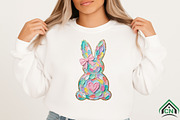 Brushstroke Happy Easter Bunny Png, an Illustration by Craft Nest (Thumbnail 2 of 6)