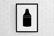 Thermos Silhouette SVG, an Object Illustration by newminddesign (Thumbnail 2 of 5)