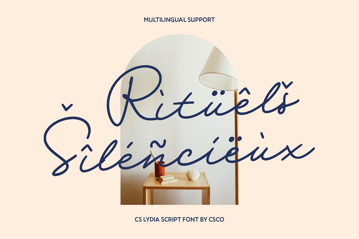 CS Lydia – Handwritten Script Font, a Script Font by Craft Supply Co. (Photo 4 of 8)