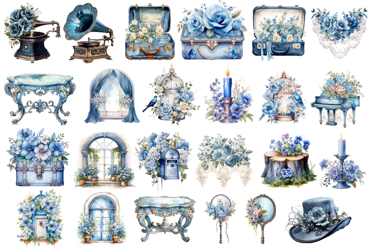 Vintage Beautiful Victorian Clipart, an Object Illustration by Digital Xpress (Photo 2 of 4)