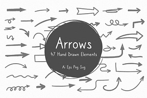 Hand Drawn Arrows, a Graphic by PixMarket