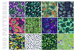 100 Eclectic Vibrant Patterns