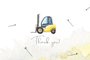 Construction. Watercolor collection, an Object Graphic by Ana-Sakuta (Thumbnail 14 of 14)