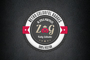 Retro Colorful Badges, a Branding & Logo Template by Graphicdome (Thumbnail 1 of 4)