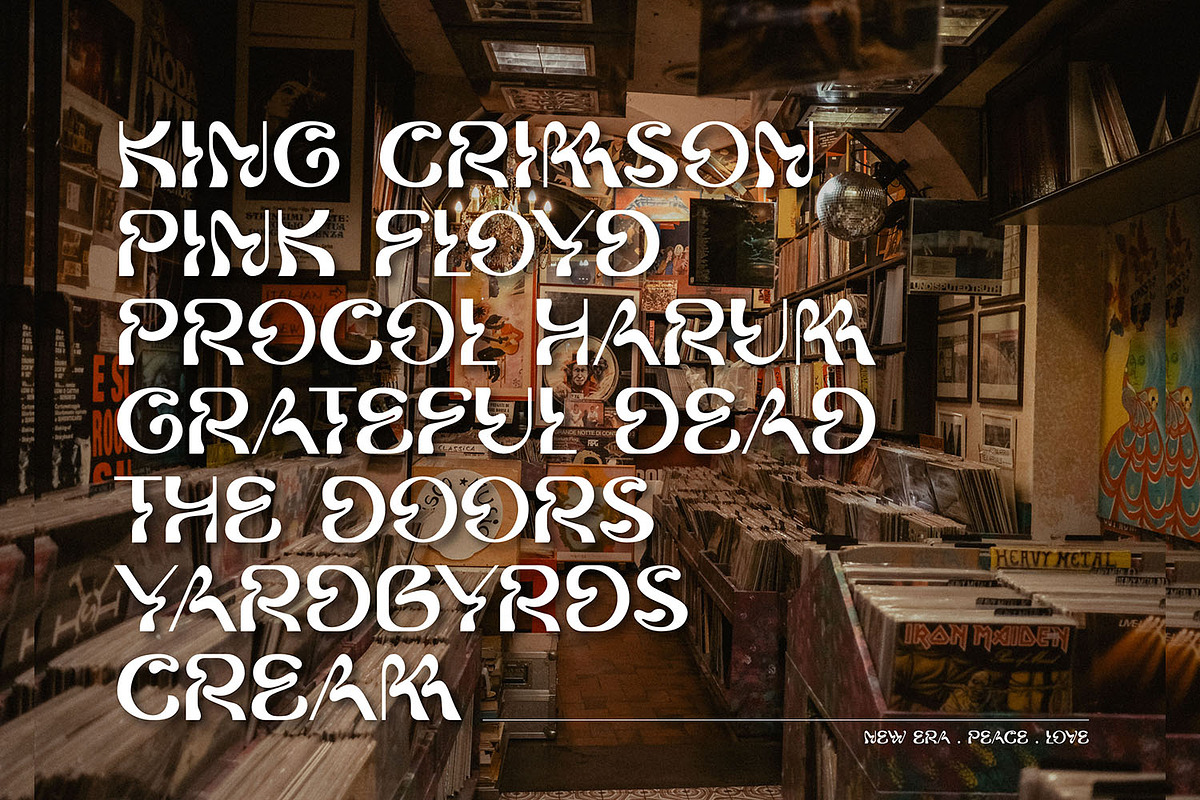 Kooltura - Psychedelic Type, a Symbol Font by ikiiko (Photo 3 of 5)