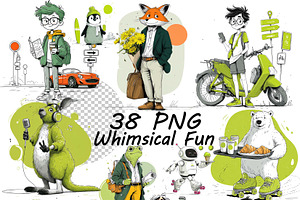 Whimsical Fun Character Illustration, an Illustration by one-touch
