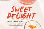Sweet Delight - Handwritten Font, a Handwritten Font by Bale Type (Thumbnail 1 of 9)