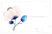 Cute 1pc of Flower, a Decorative Illustration by hellopop design (Thumbnail 1 of 3)