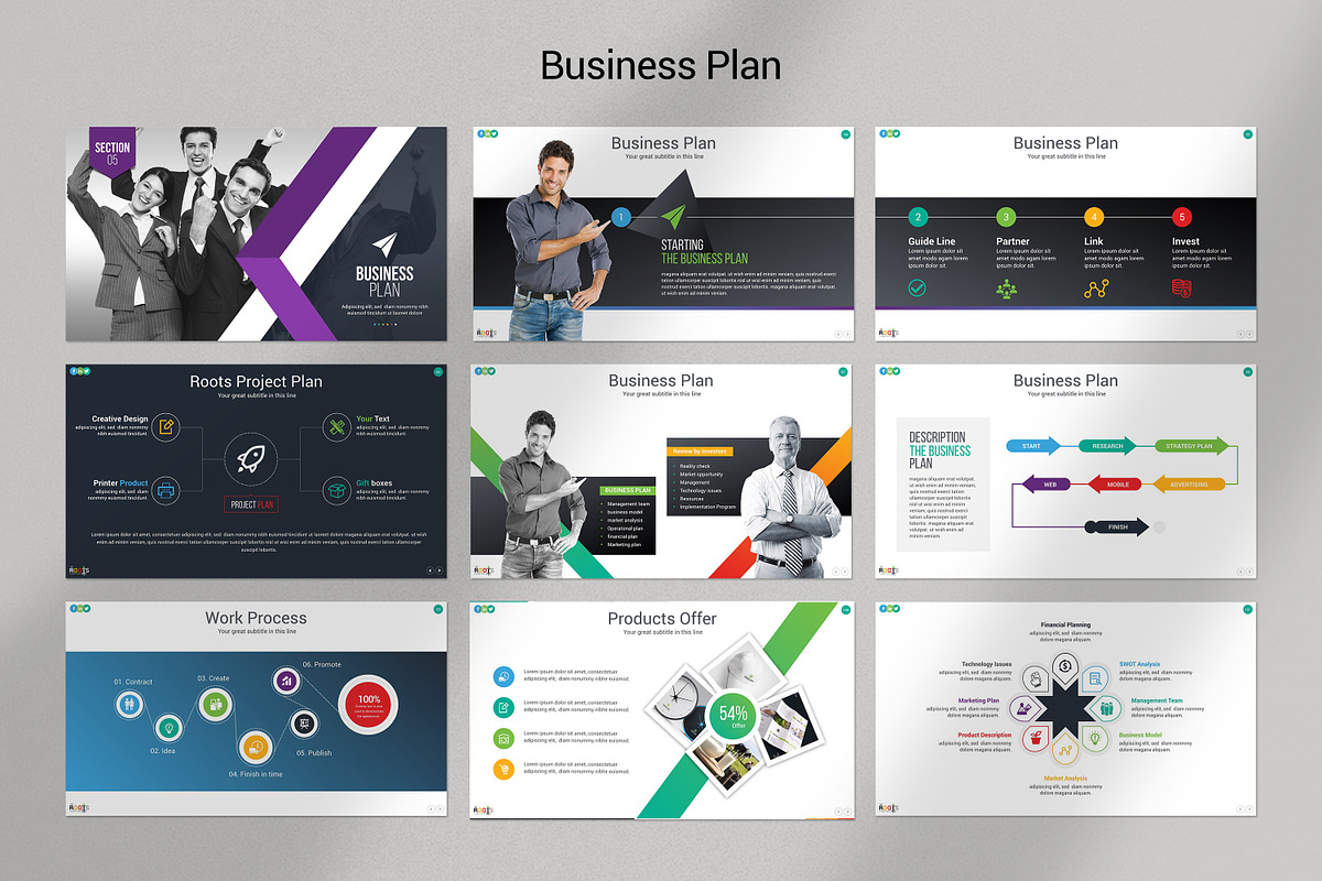 Roots Presentation Template, a Presentation Template by PixWork (Photo 12 of 51)