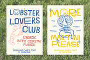 Morning Chaos - Quirky Typeface, a Handwritten Font by shineink.designlab (Thumbnail 5 of 10)
