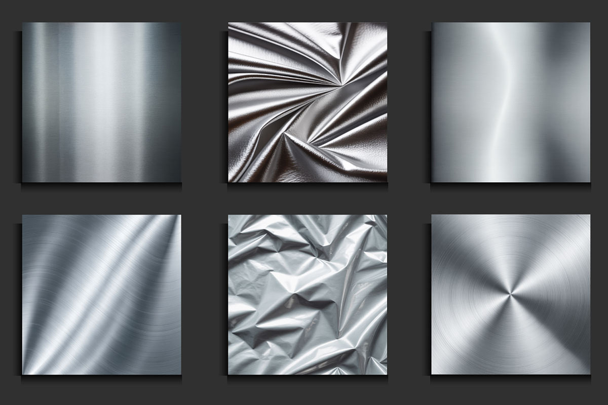 Silver Metallic Textures Background, a Background Graphic by protabsorkar11 (Photo 2 of 4)