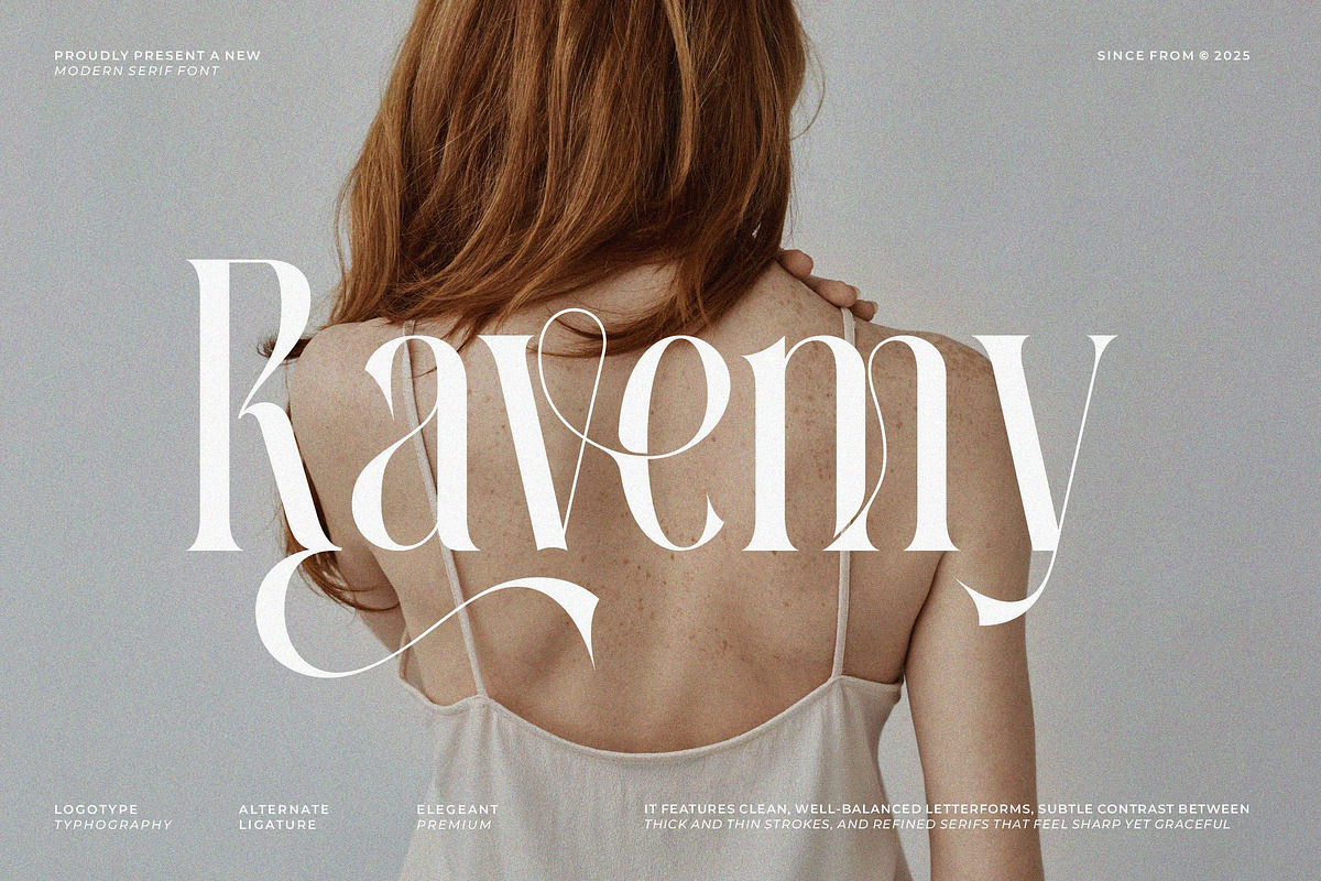 Ravemy || Elegant Classy Serif Font, a Serif Font by Ermedia Studio (Photo 1 of 10)