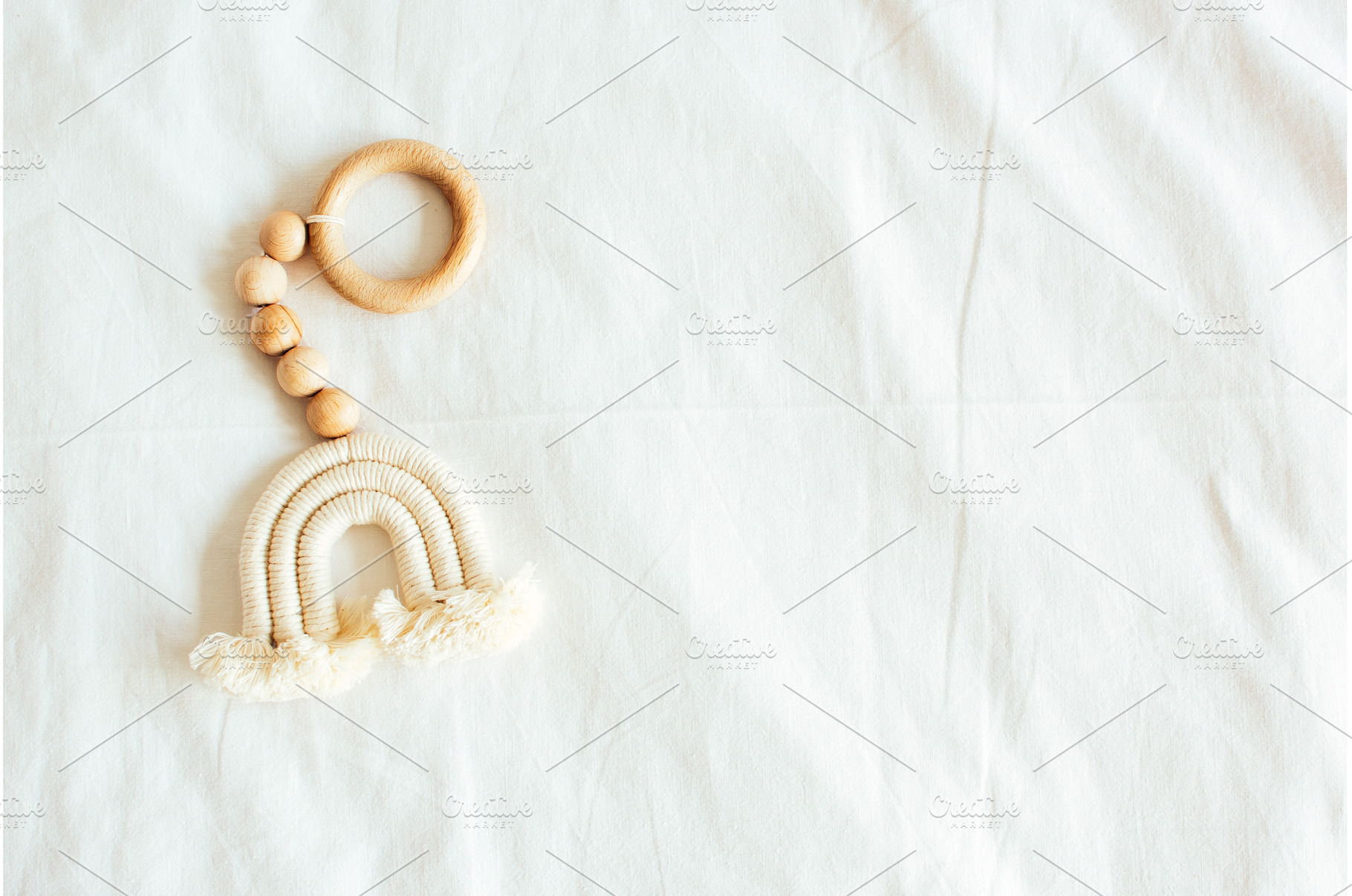 Baby wooden toy teether eco natural, a Food & Drink Photo by NelliKovalchuk