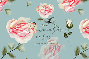 Damasco Roses, Luxury Pattern