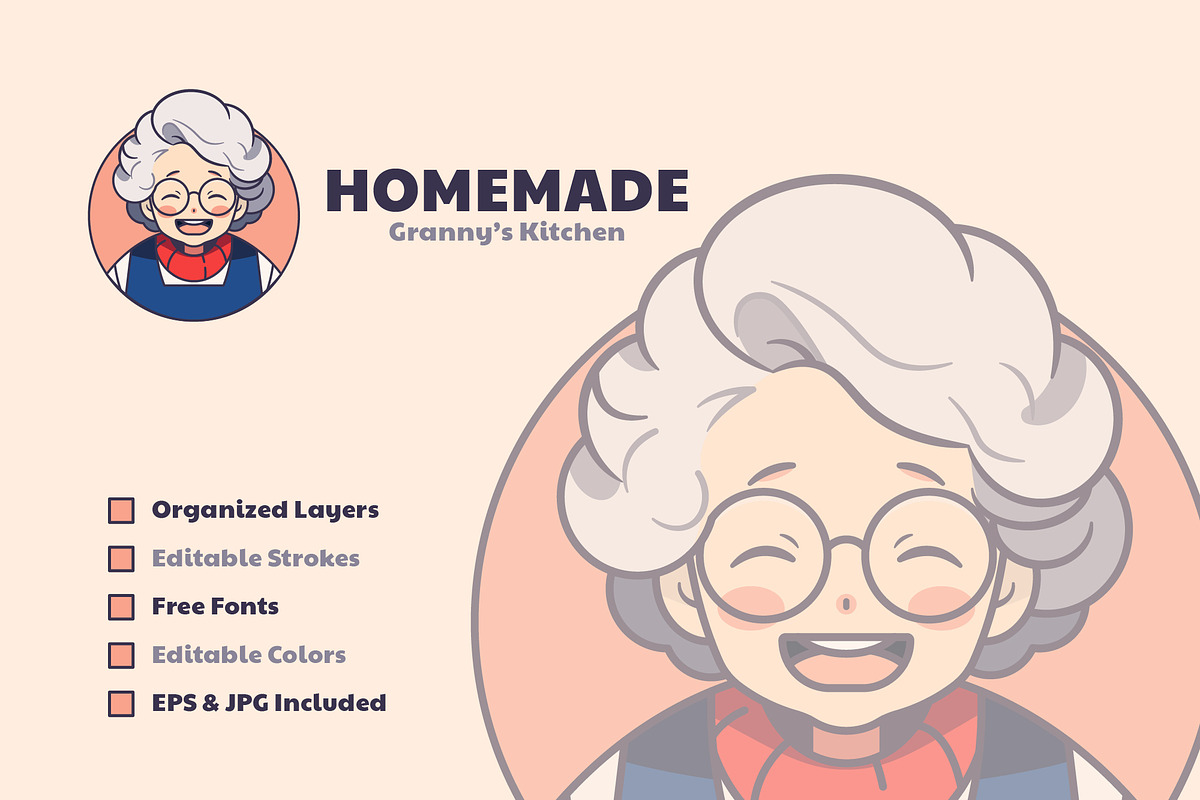 Granny's Kitchen, a Branding & Logo Template by Nowshinz Shoma (Photo 2 of 2)