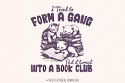 I Tried to form a Gang PNG, Funny, an Illustration by SharpMarketplace (Thumbnail 1 of 9)