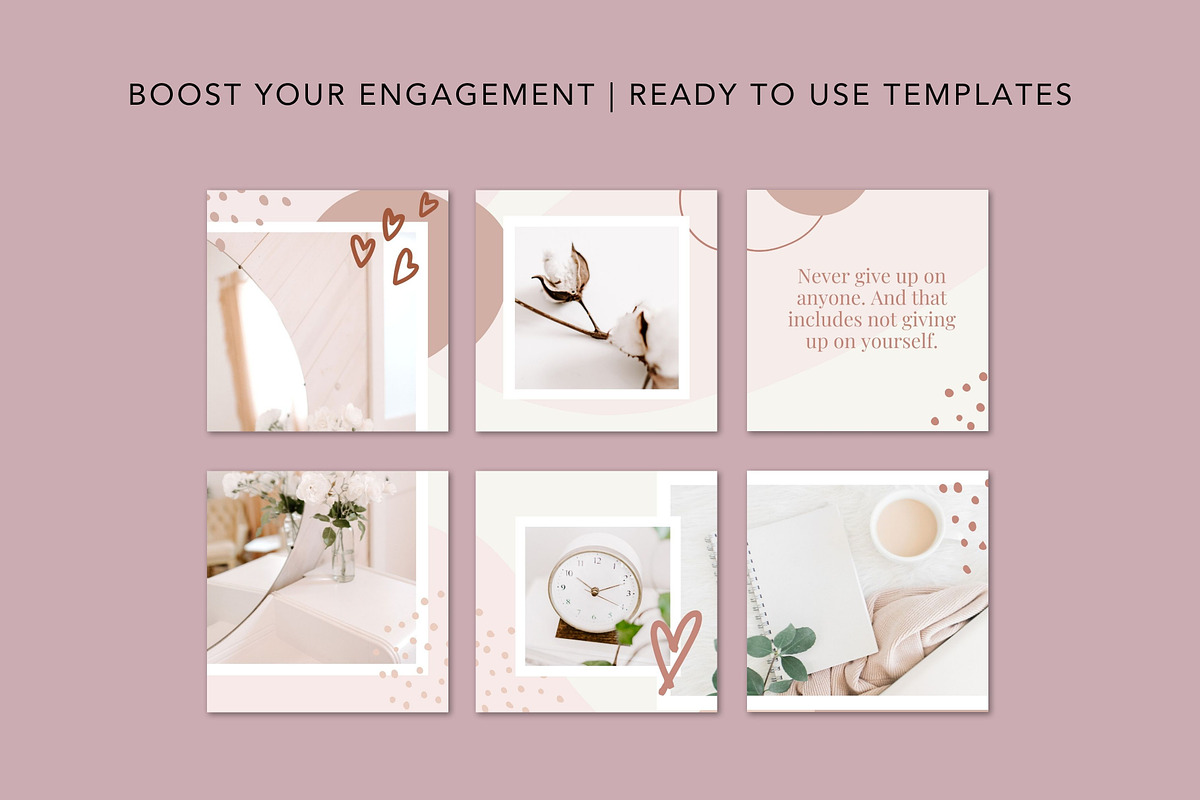 Self love Instagram Puzzle Canva, a Social Media Template by DeeBeeDesign (Photo 3 of 10)