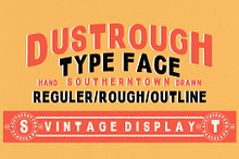 Dustrough - Typeface