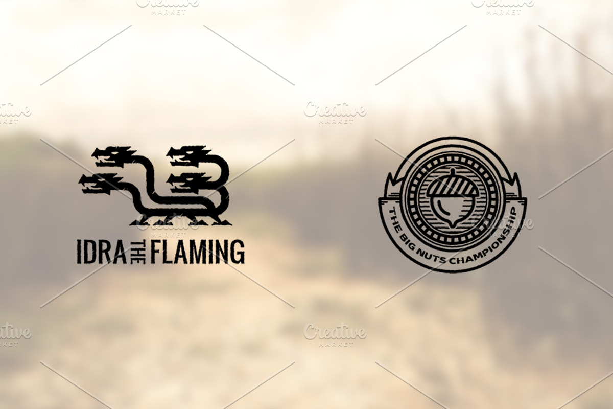 Vintage B&W Roughen Logo Badge, a Branding & Logo Template by Manudesign (Photo 3 of 4)