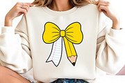 Back to School Bow Clipart, a Seasonal Illustration by Daily.Designs (Thumbnail 2 of 4)