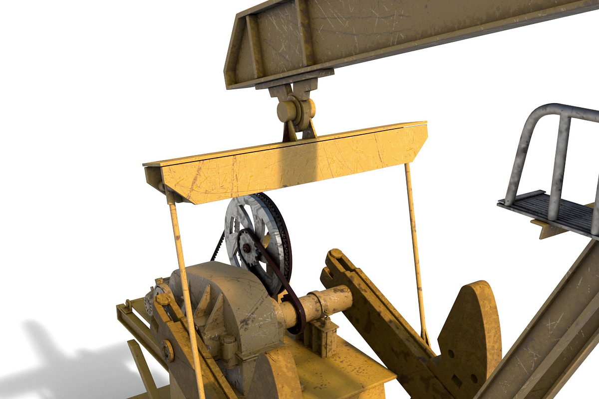 Oil Pump Jack, an Object 3D Model by Tedi Permana (Photo 6 of 13)
