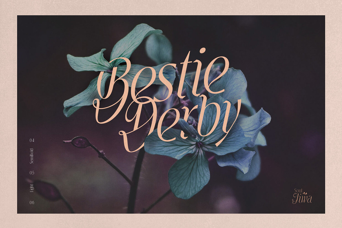 Souljiwa - Modern Branding Font, a Sans Serif Font by creativemedialab (Photo 3 of 14)